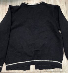 Korean  Black Sweater