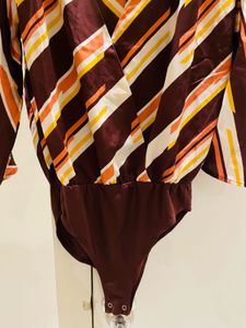 Retro Stripe Bodysuit