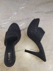 Sparkly Black Heels