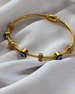 Gold Evil Eye Bracelet