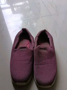 Campus Pink Slip-On Sneakers