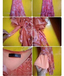Elegant Floral Maxi Dress 8 10 years girls