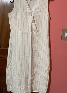 White striped dress