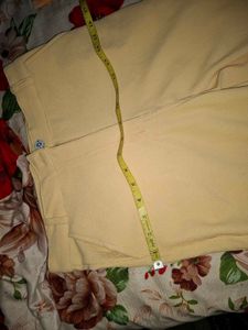 Cream Corduroy Cargo Pants