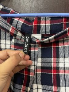 Plaid Pleated Skirt