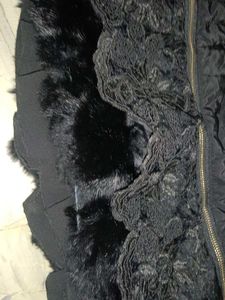 Black Lace Detail Jacket