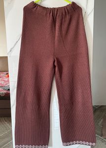Wide Leg Knit Pants