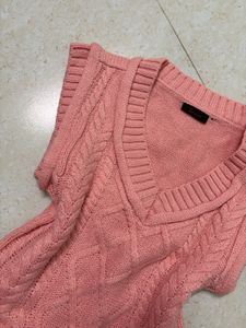 Pink Knitted Vest 🎀