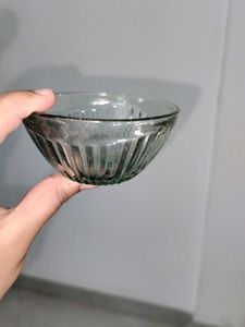 Set of 3 Glass Dessert Bowls
