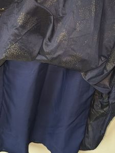 Elegant Navy Blue Ethnic Gown
