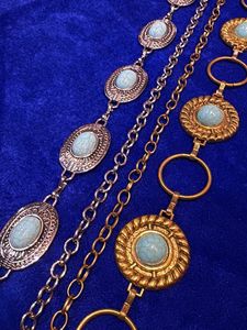 ‼️Combo Offer‼️Boho Turquoise Stone Chain Belts‼️