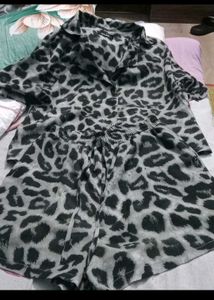 Leopard Print Pajama Set