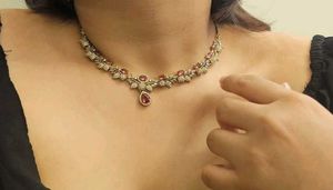 Exquisite Ruby &amp; Diamond Necklace