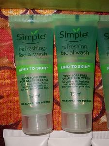 Simple Face Wash+Moisturizer