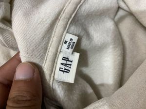 GAP unisex Cream Hoodie