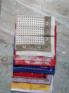 5 Assorted Scarves/Pocket Squares