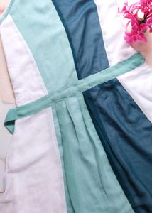 Stylish Color Block Maxi Dress