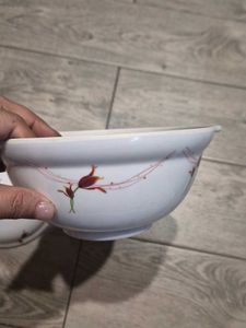 Vintage Melamine Serving Dish with Lid