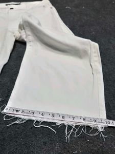 Authentic Ralph Lauren White Wide-Leg Raw