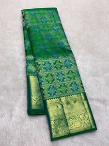 Stunning Green Silk Saree