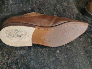 Brown Handmade genuine leather dress shoes