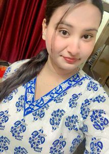 Stylish Blue and White Printed Kurta