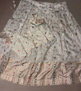 off white Lehenga Choli Set