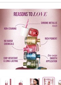 MyGlamm Chromantic Metallic Nail Enamel - Apple Po