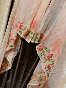 Embroidered saree