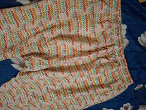 Peach Floral Print Kurta with Pants