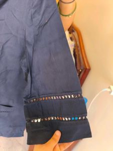 Navy Blue Kurta for women