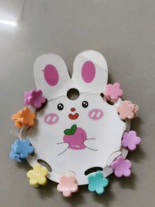 Cute Bunny Hair Clips Set