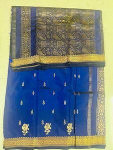 Royal Blue Silk Saree