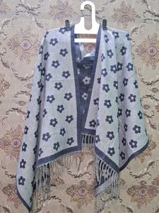 Floral Print Scarf with Fringes🆕