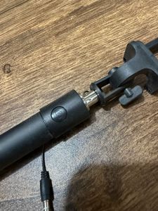 Black Selfie Stick with Bluetooth Remote