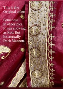 Wedding Heavy Bridal Lehnga - Maroon Color