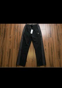 Classic Black Adidas bootcut Track Pants