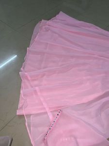Elegant Pink Anarkali Gown