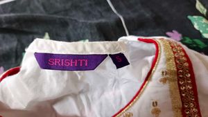 Embroidered White Kurta