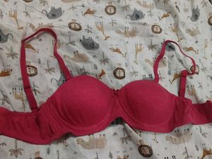 Pink Strapless Bra