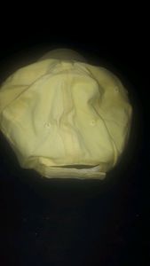 beautiful yellow  colour  cotton  cap