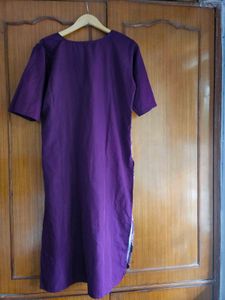 New Purple Printed Kurta