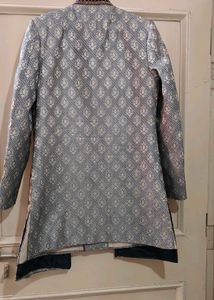 New Royal Look Navy Blue Sherwani
