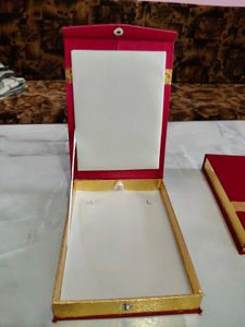2 Elegant Red Jewellery Boxes