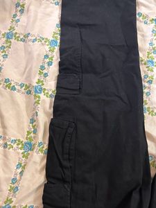 The Perfect Black Cargo Pans