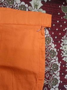 Orange Colour Pent N Langi