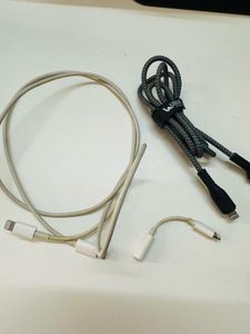 Apple Lightning Cable &amp; Adapter 3 set