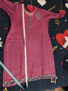 Beautiful winter  Indian Kurta Set with Dupatta
