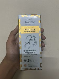 Foxtale Tinted Fluid Sunscreen SPF 50