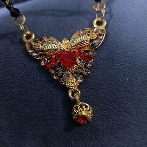 Combo Butterfly Bra, Mangalsutra, Earrings Comb